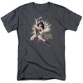 Justice League Wonder Woman 75 Years The Bracelets Adult Unisex T-Shirt Gray