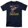 DC Comics - Justice League - Fridays Got Me Like - Adult Unisex T-Shirt - Blue
