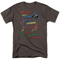 DC Comics - Justice League - Dad Hero - Adult Unisex Short Sleeve T-Shirt - Gray