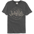 Jelly Roll - Nashville TN - American Classics - Gray Solid Adult Short Sleeve Comfort Color T-Shirt