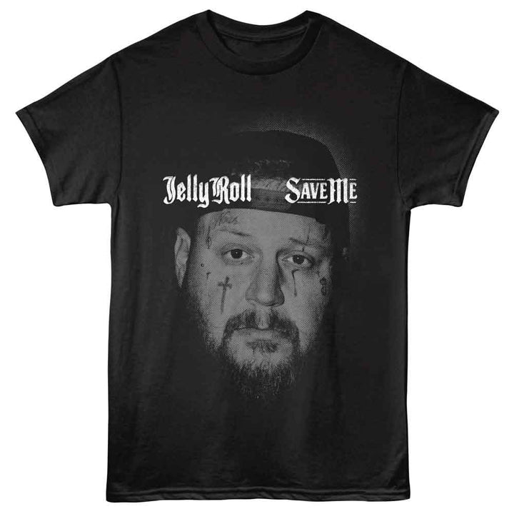 Jelly Roll - Save Me Portrait - Adult Short Sleeve T-Shirt - Black