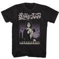 Billy Joel - Cityscape With Stars - American Classics - Solid Black Adult Short Sleeve T-Shirt