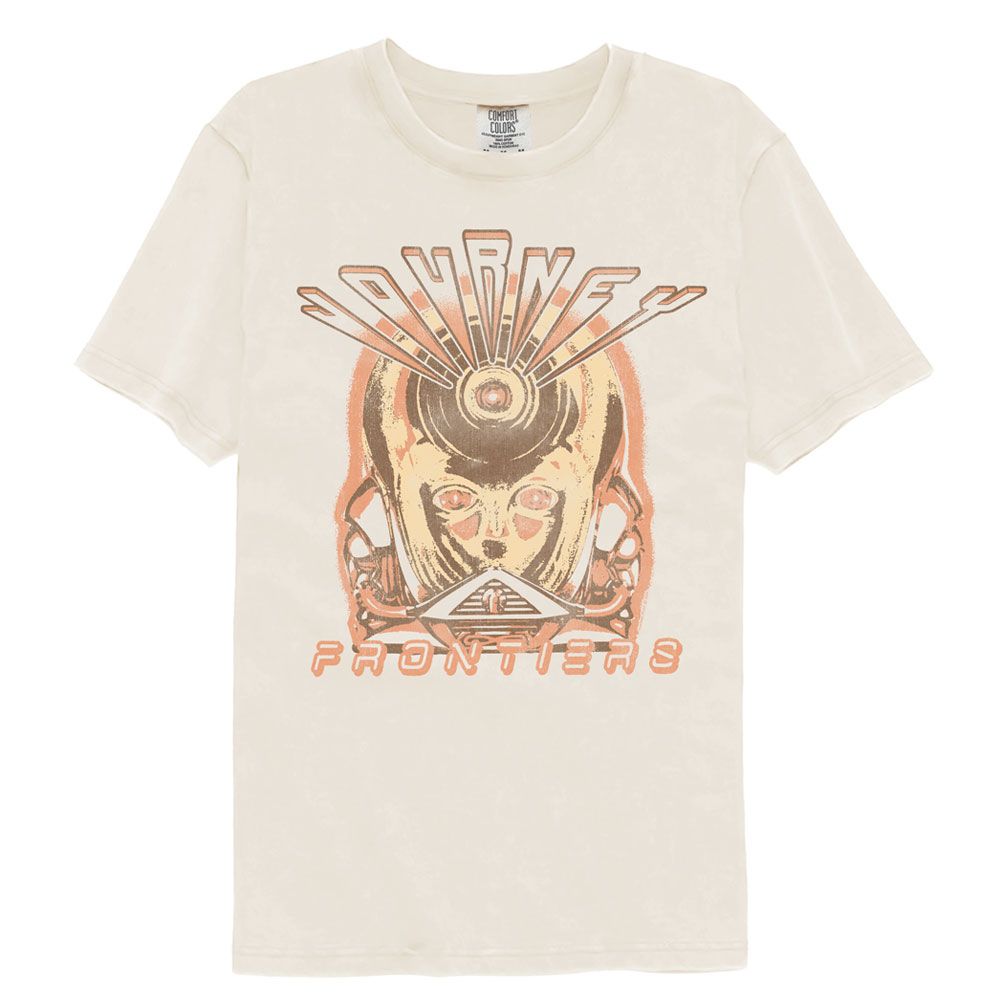Journey - Frontiers Recolor - American Classics - Solid Beige Adult Short Sleeve Comfort Color T-Shirt