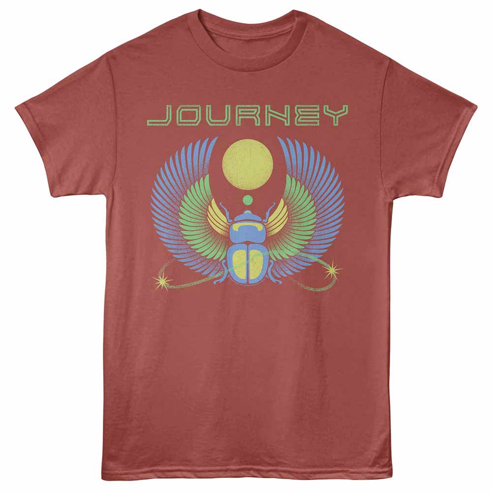 Journey - Scarab - Adult Unisex Short Sleeve T-Shirt - Terracotta
