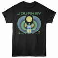 Journey - Scarab Outlined - Front Print Adult Short Sleeve Solid T-Shirt - Black
