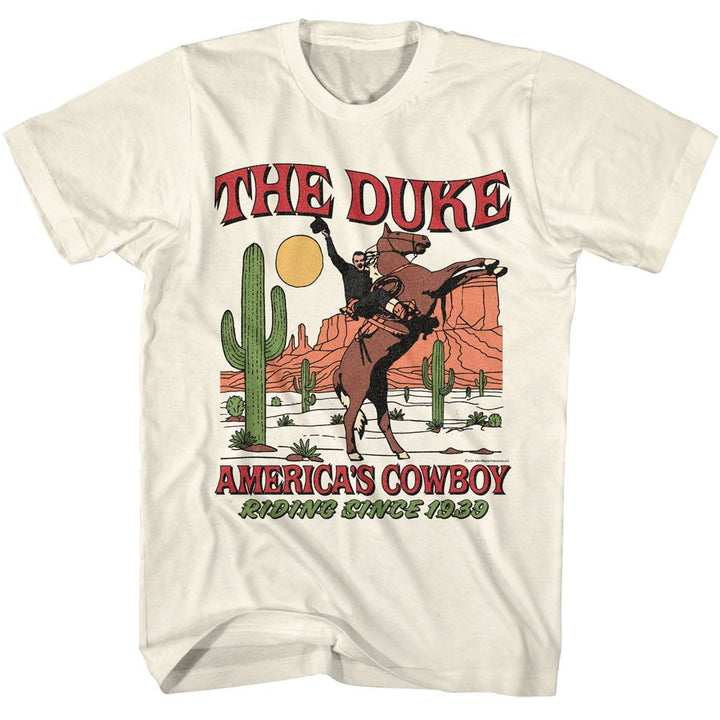 John Wayne - Americas Cowboy - American Classics - Adult Short Sleeve T-Shirt