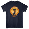 Jewel - Freewheelin Circle - American Classics - Solid Blue Adult Short Sleeve T-Shirt