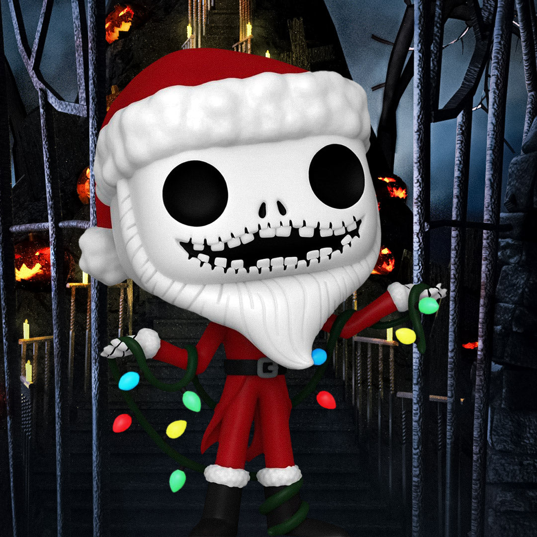 Funko Pop! Disney: Nightmare Before Christmas 30th Anniversary - Santa Jack Skellington Scented Entertainment Earth Exclusive