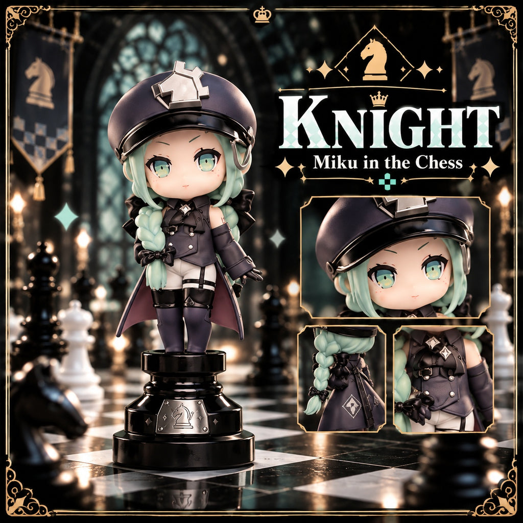 Tianwen Kadokawa - Hatsune Miku - Miku in the Chess Black Chess Blind Box