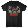 Kickboxer - Dance - Front Print Adult Short Sleeve Solid T-Shirt - Black