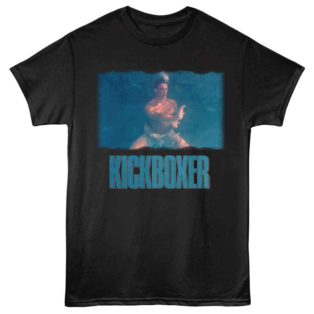 Kickboxer - Underwater - Black - Front Print Solid Adult Unisex Short Sleeve T-Shirt