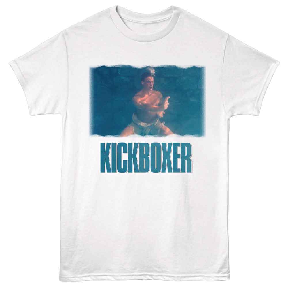 Kickboxer - Underwater - Front Print Adult Short Sleeve Solid T-Shirt - White