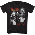 Killer Klowns From Outer Space - Four Black & White Photos - American Classics - Solid Black Adult Short Sleeve T-Shirt