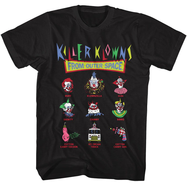 Killer Klowns - And Stuff - American Classics Adult Short Sleeve T-Shirt