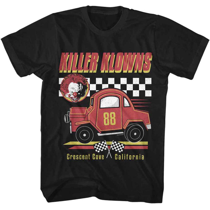 Killer Klowns From Outer Space - Car - American Classics - Solid Black Adult Short Sleeve T-Shirt