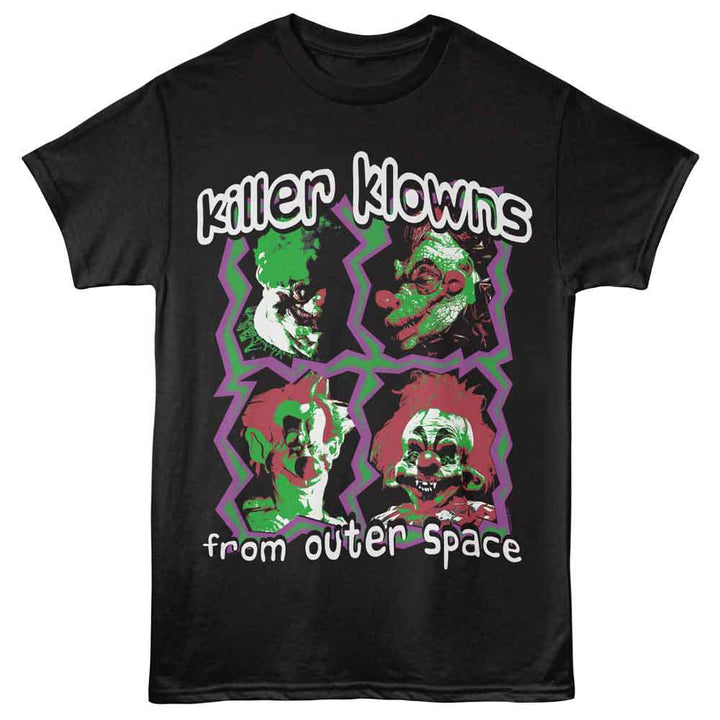 Killer Klowns - Framed - American Classics - Front Print Black Adult Short Sleeve T-Shirt
