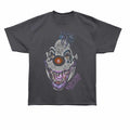 Killer Klowns - Big Head - Bronx Oversized Short Sleeve T-Shirt - Front & Back Print - Gray