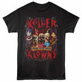 Killer Klowns - Panels - Adult Unisex Short Sleeve T-Shirt - Black