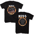 KISS - Destroyer Album - American Classics - Solid Black Adult Short Sleeve T-Shirt