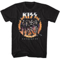 KISS - Destroyer Album - American Classics - Solid Black Adult Short Sleeve T-Shirt