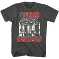 KISS - Snowy Mas - American Classics - Solid Gray Adult Short Sleeve T-Shirt