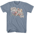 Kings Of Leon - Mechanical Bull - Officially Licensed American Classics - Front Print Heather Adult Short Sleeve T-Shirt