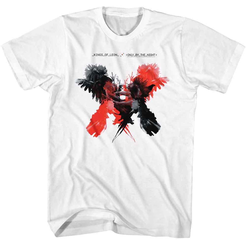 Kings Of Leon - Only By The Night - Officially Licensed American Classics - Front Print Solid Adult Short Sleeve T-Shirt