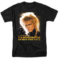 Labyrinth - Jareth - Adult Unisex Short Sleeve T-Shirt - Black