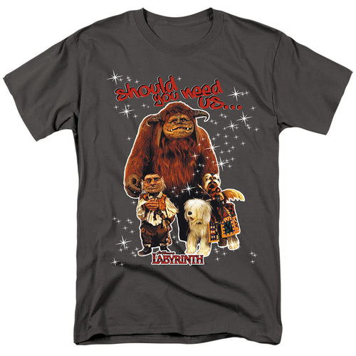Labyrinth - Should You Need Us - Adult Unisex Short Sleeve T-Shirt - Gray