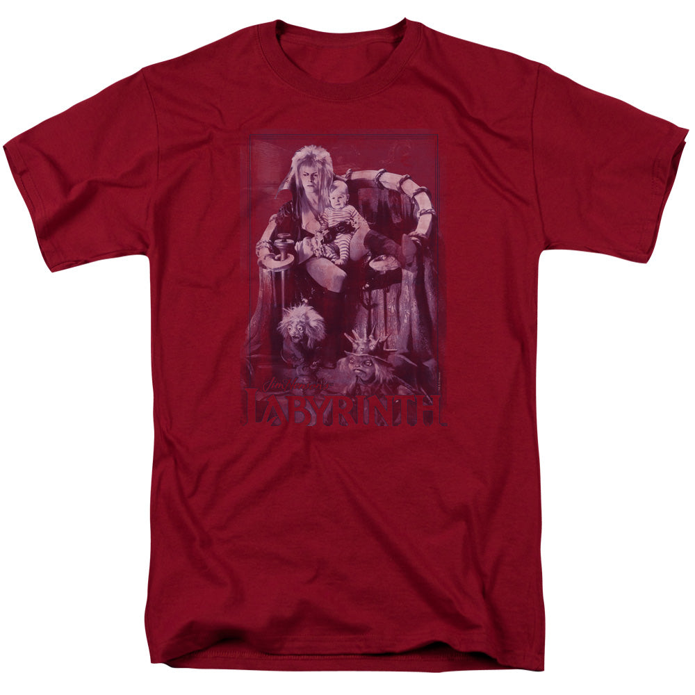 Labyrinth - Goblin Baby - Adult Unisex Short Sleeve T-Shirt - Red
