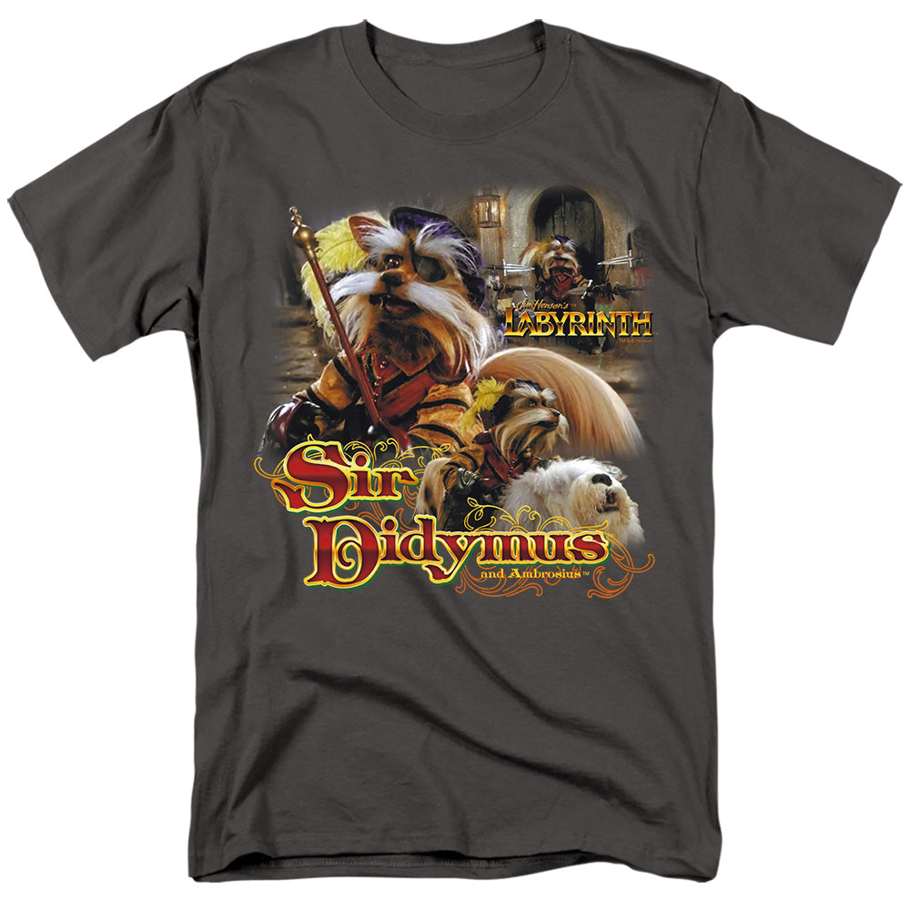Labyrinth - Sir Didymus - Adult Unisex Short Sleeve T-Shirt - Gray
