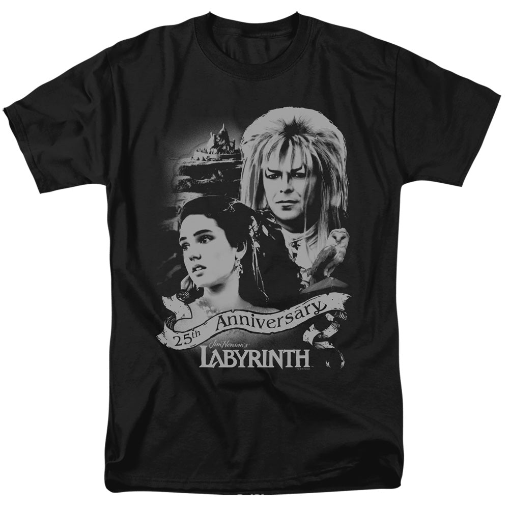 Labyrinth - Anniversary - Adult Unisex Short Sleeve T-Shirt - Black