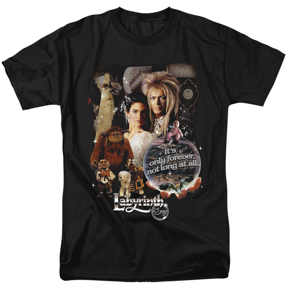 Labyrinth - 25 Years Of Magic - Adult Unisex Short Sleeve T-Shirt - Black