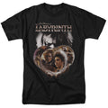 Labyrinth - Globes - Adult Unisex Short Sleeve T-Shirt - Black