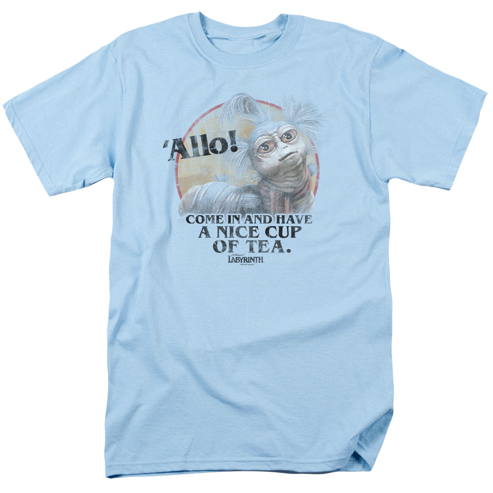 Labyrinth - Tea - Adult Unisex Short Sleeve T-Shirt - Blue