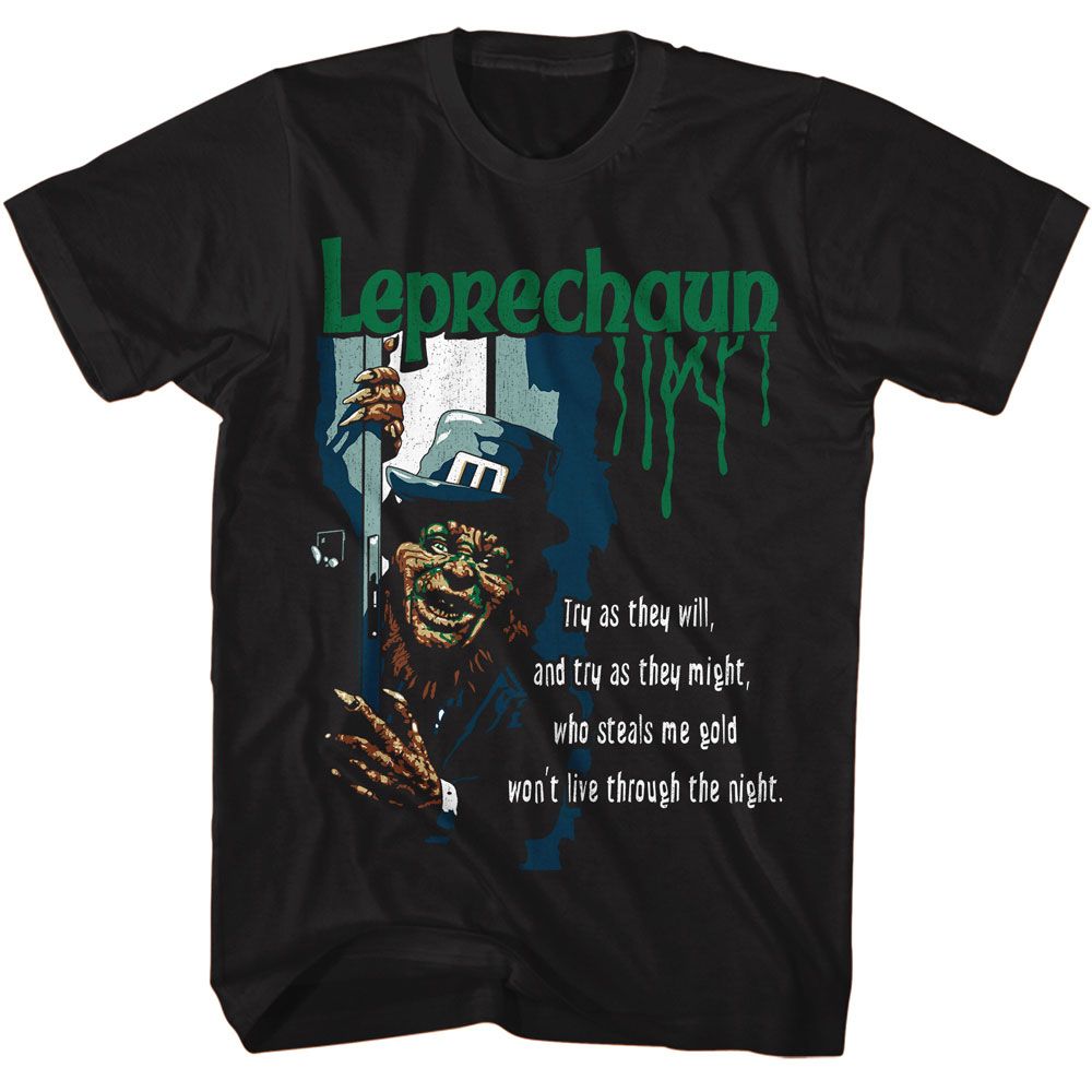 Leprechaun Try As They Will Officially Licensed Adult Short Sleeve T-Shirt