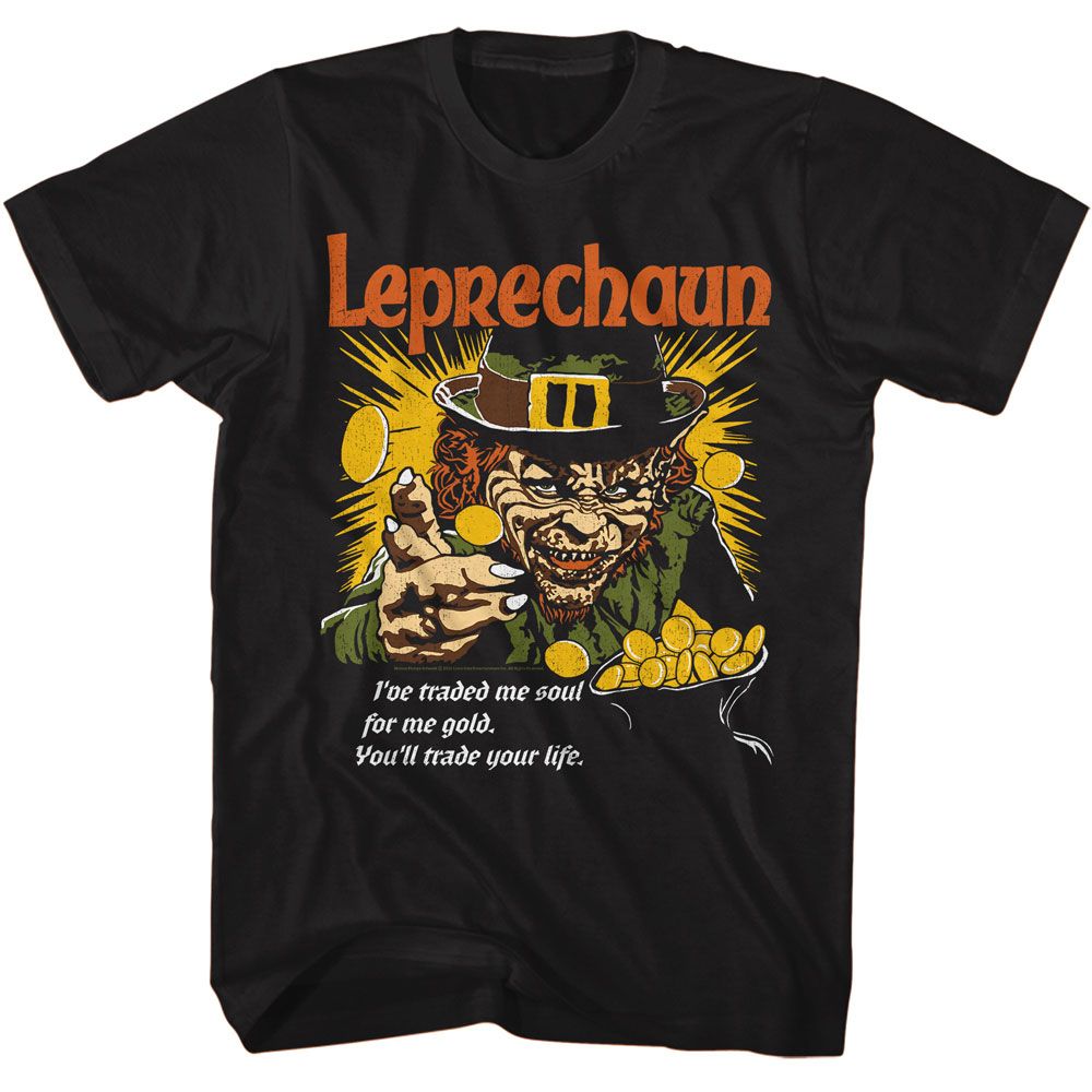 Leprechaun Traded Me Soul Officially Licensed Adult Short Sleeve T-Shirt