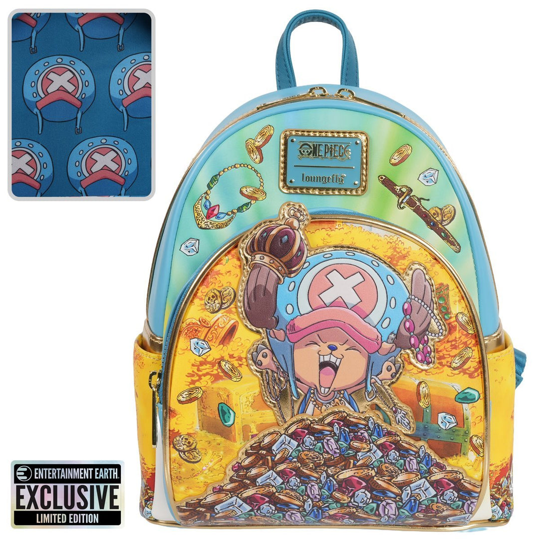 Loungefly One Piece Tony Tony Chopper Treasure Mini-Backpack Entertainment Earth Exclusive