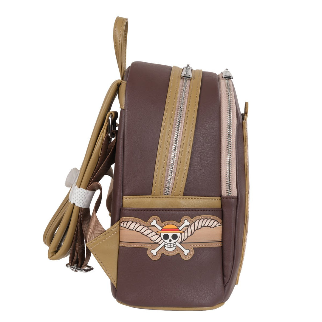 Loungefly One Piece Wanted Dead or Alive Monkey D. Luffy Mini-Backpack Entertainment Earth Exclusive