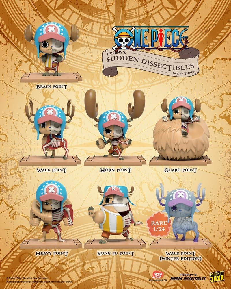 Mighty Jaxx Freeny's Hidden Dissectibles One Piece Series 3 Chopper Edition Blind Box Figure