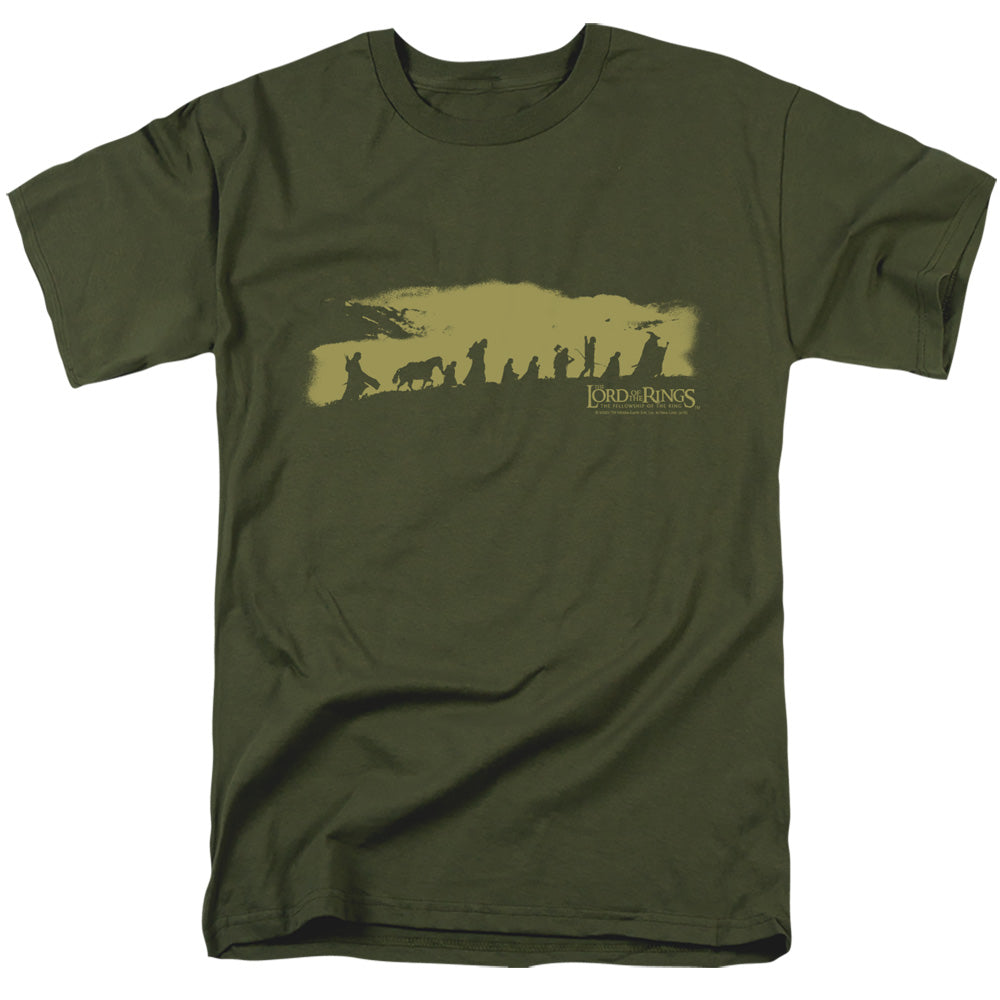 The Lord Of The Rings - The Fellowship - Adult Unisex T-Shirt - Green
