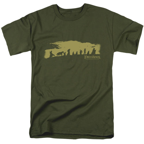 The Lord Of The Rings - The Fellowship - Adult Unisex T-Shirt - Green