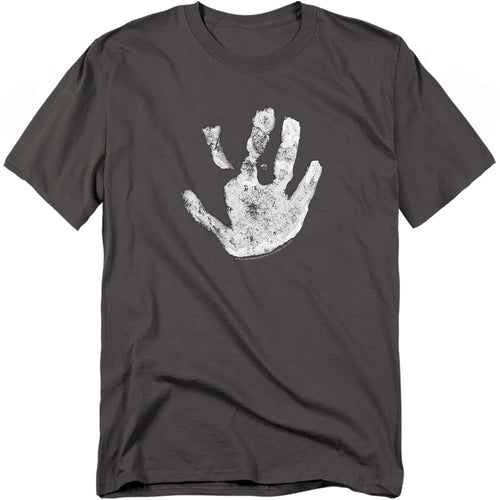 The Lord Of The Rings - White Hand - Adult Unisex Short Sleeve T-Shirt - Gray