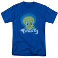 Looney Tunes - Tweety Swirl - Adult Unisex Short Sleeve T-Shirt - Blue