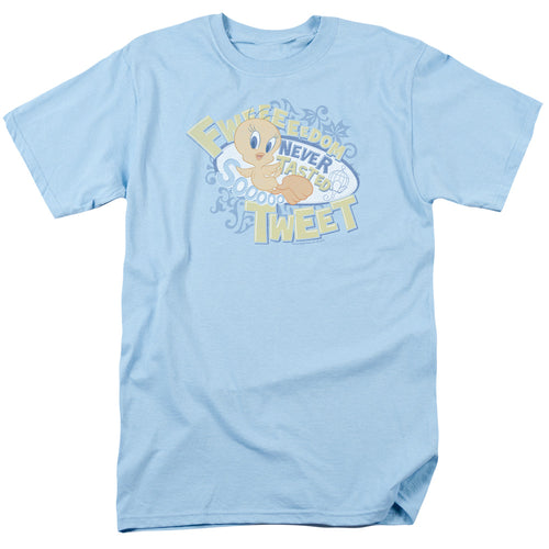 Looney Tunes - Fweedom - Adult Unisex Short Sleeve T-Shirt - Blue