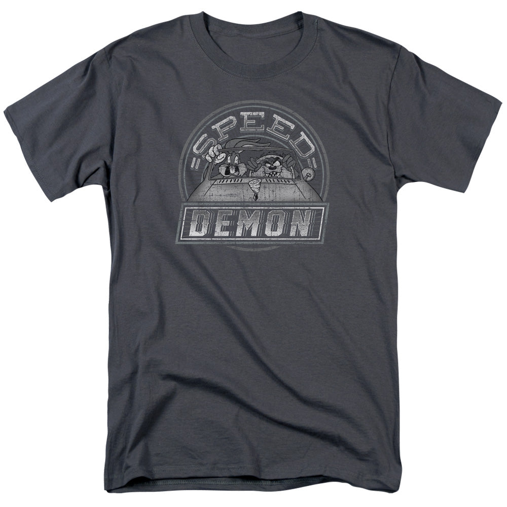 Looney Tunes - Speed Demon - Adult Unisex Short Sleeve T-Shirt - Gray