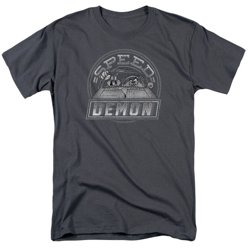 Looney Tunes - Speed Demon - Adult Unisex Short Sleeve T-Shirt - Gray