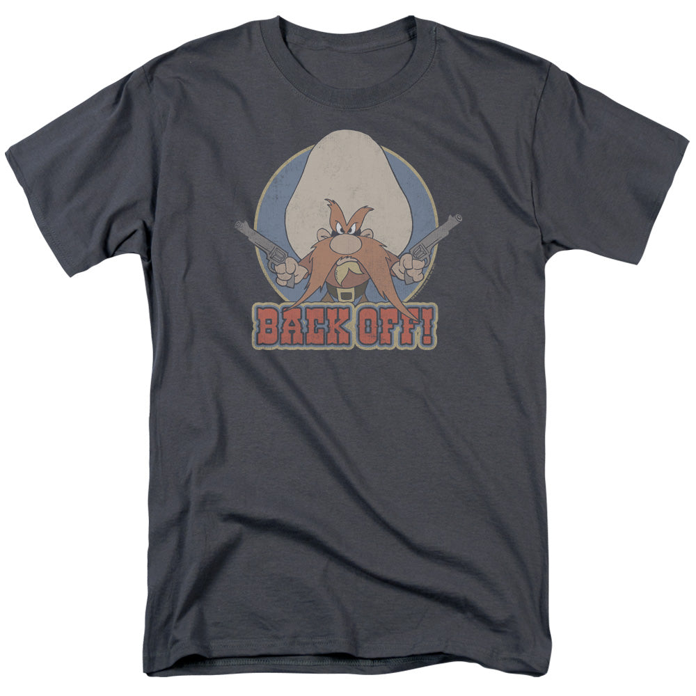 Looney Tunes - I Said Back Off - Adult Unisex Short Sleeve T-Shirt - Gray