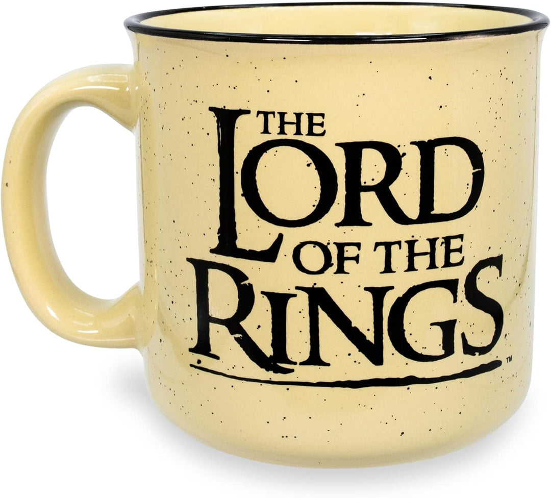 Lord of the Rings Gondor Elven Text 20oz Ceramic Camper Mug