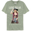 Lainey Wilson - Whirlwind - American Classics - Green Solid Adult Short Sleeve Comfort Color T-Shirt